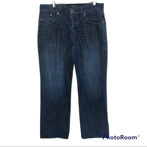 Rock & Republic Men’s Neil Straight Leg BootCut Buttons Fly Denim Jeans Size 34 - Picture 1 of 16